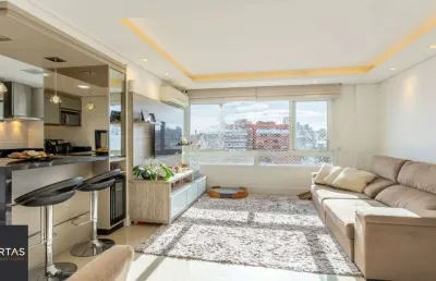 Apartamento semi mobiliado com 2 quartos de bairro petrópolis