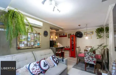 Apartamento  com  2 dormitórios, cozinha americana, banheiro social, gás central, 1 vaga