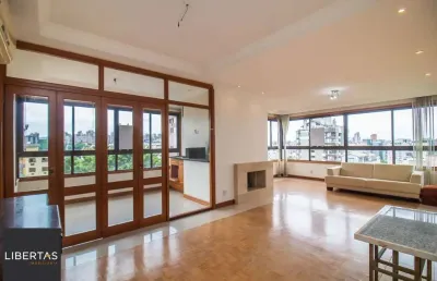 Apartamento com lareira e churrasqueira no higienópolis