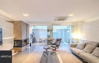 Casa em condomínio mobiliada para venda no bairro jardim carvalho, com 186m², 4 suítes e 2 vagas
