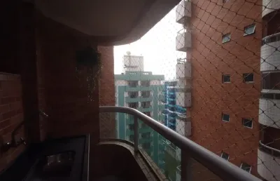 01 dormitório com varanda gourmet no canto do forte - praia grande - r$ 340.000,00