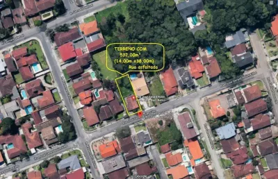 Terreno à venda, 532 m² por r$ 570.000,00 - bom retiro - joinville/sc
