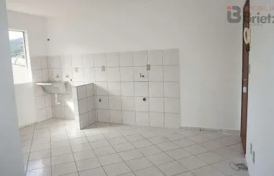 Apartamento com 1 dormitório para alugar, 30 m² por r$ 970 + taxas/mês - bom retiro - joinville/sc