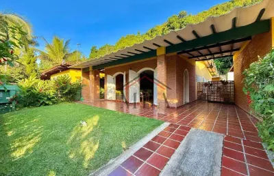 Locação anual - casa com 3 dormitórios para alugar, 200 m² por r$ 4.500/mês - jardim albamar - guarujá/sp
