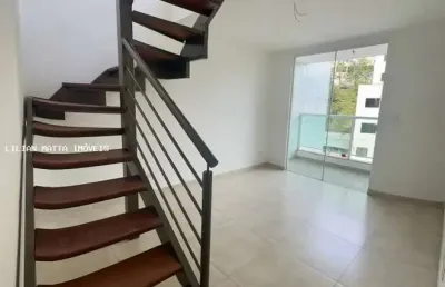 Cobertura para venda em juiz de fora, são pedro, 3 dormitórios, 2 suítes, 4 banheiros, 2 vagas