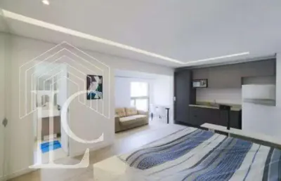 Apartamento para venda em são paulo, campo belo, 1 dormitório, 1 suíte, 1 banheiro, 1 vaga