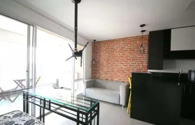 Apartamento para venda em são paulo, campo belo, 1 dormitório, 1 suíte, 1 banheiro, 1 vaga