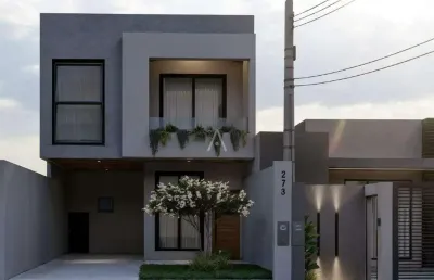 Sobrado à venda com 1 suíte e 2 quartos, localizado no bairro vista linda, em cascavel - pr., por r$ 790.000,00