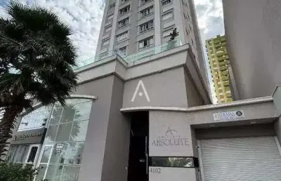 Locação apartamento semi mobiliado no edificio absolute centro cascavel pr