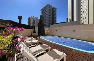 Apartamento à venda com 1 suíte e 2 quartos, localizado no centro de cascavel - pr., por r$ 750.000,00