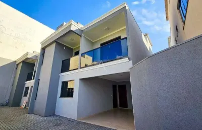 Sobrado à venda com 3 suítes, localizado no bairro fag, em cascavel-pr., por r$ 539.000,00