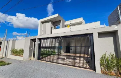 Sobrado de alto padrão à venda, com 3 suítes e 1 quarto, localizado no bairro recanto tropical iii, em cascavel - pr., por r$ 1.750.000,00