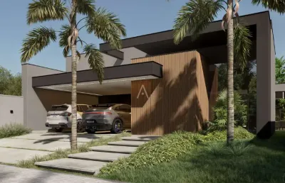Casa alto padrão à venda, com 3 suítes e piscina localizada no recanto tropical iii, em cascavel - pr., por r$ 1.977.000,00