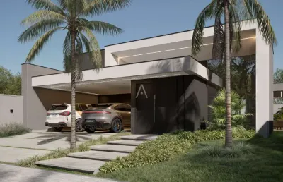 Casa alto padrão à venda, com 3 suítes e piscina localizada no recanto tropical iii, em cascavel - pr., por r$ 1.977.000,00