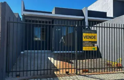 Casa residencial 2 quartos à venda no bairro barcelona em cascavel por r$ 255.000,00