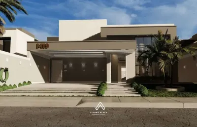 Casa de alto padrão com 3 dormitórios à venda, 370,50m² por r$1.100.000 - cond.