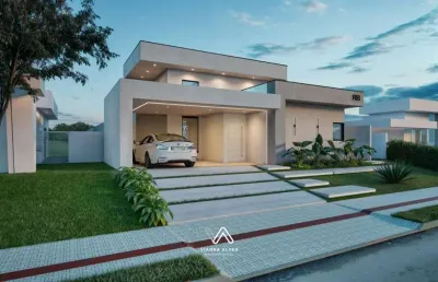 Casa alto padrão com 3 dormitórios à venda, 380,85m² por r$1.250.000 - cond. lan