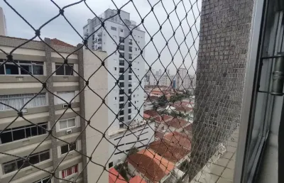 Apartamento 3 dorms no gonzaga – andar alto – amplo – para reforma  gonzaga – santos/sp