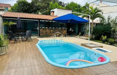 Casa no ipê amarelo - belvedere | 3 quartos, suíte, piscina e área gourmet em rua privilegiada
