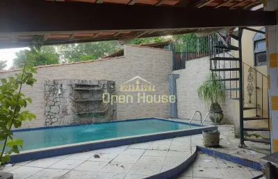 Casa com 4 quartos, 3 suítes, piscina e área gourmet!! casa à venda, jardim belvedere, volta redond