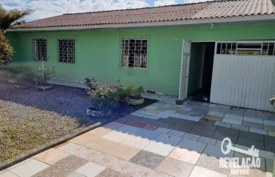 Casa com 3 dormitórios à venda, 200 m² por r$ 390.000 - planta quississana - são josé dos pinhais/pr