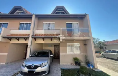 Sobrado à venda em condomínio no bairro cajuru em curitiba/pr