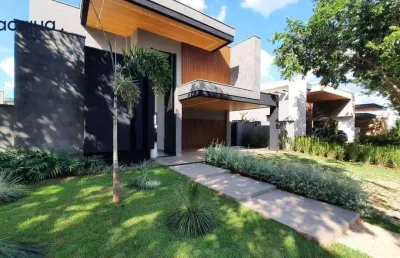 Casa em condomínio fechado com 4 quartos à venda na rua avelino de miranda, 145, alphaville, ribeirão preto, 262 m2 por r$ 2.800.000