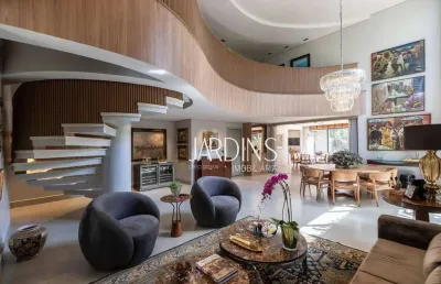 Casa com 4 dormitórios à venda, 473 m² por r$ 3.790.000,00 - bosque das juritis - ribeirão preto/sp