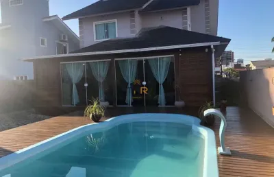 Casa com 4 quartos à venda na rua recanto dos santos, 234, pedra branca, palhoça por r$ 1.728.000