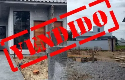 Casa com 2 quartos à venda na rua leoni pamplona, 34, bela vista, palhoça por r$ 350.000