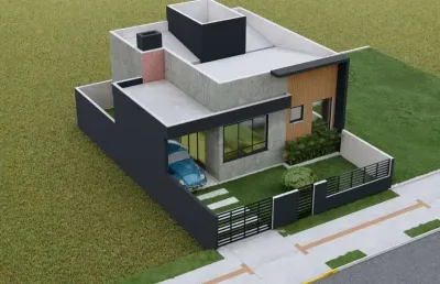 Casa com 2 quartos à venda na rua leoni pamplona, 23, bela vista, palhoça por r$ 369.000