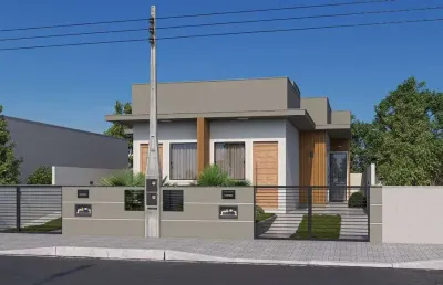 Casa com 2 quartos à venda na travessa dos cardeais, 3411, forquilhas, são josé por r$ 380.000