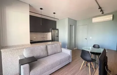 Freedom palhano | apartamento mobiliado com 1 suíte, 47m² – locação r$3.250,00 – gleba palhano.
