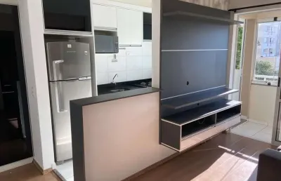 Pateo aurora - apartamento mobiliado para locação, 2 quartos, 1 vaga, 50m² , lazer completo, londri