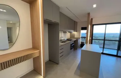 You 180 - apartamento com 2 quartos para locação, 74m, por r$4.700,00 - gleba palhano, londrina.