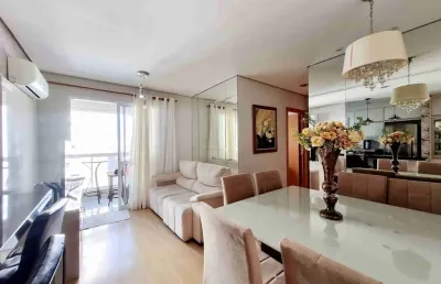 Max living mobiliado- r$ 645.000 - apartamento à venda, 2 dormitórios (1 suíte), 65m², 1 vaga , sal