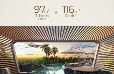 Lançamento oase - apartamento à venda, 3 suítes, 116m², 2 vagas, nova prochet, londrina, pr