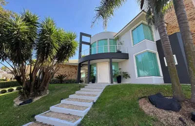 Casa em condomínio fechado com 4 quartos para alugar na avenida gil de abreu souza, 2001, esperança, londrina, 450 m2 por r$ 20.000