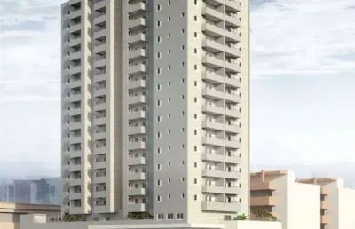 Apartamento no jardim real frente mar, praia grande.