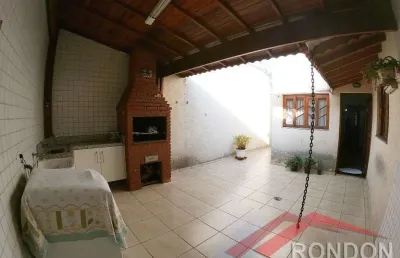 Sobrado à venda no jardim paraventi - 3 dormitórios - 1 suíte - quintal - churrasqueira - 3 vagas.