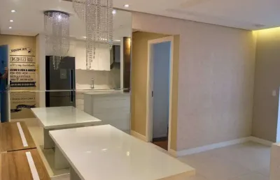Apartamento 61 m² todo decorado, com 2 dormitórios, sendo 1 suíte. ao lado do shopping internacional