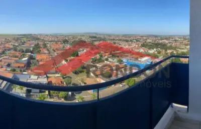 Apartamento 52 m² andar alto, 2 dormitórios 1 vaga. cidade de leme  / sp