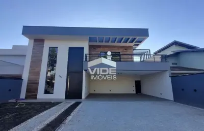 Casa em condomínio fechado com 5 quartos à venda na avenida copacabana, 22, loteamento caminhos de san conrado (sousas), campinas por r$ 2.995.000