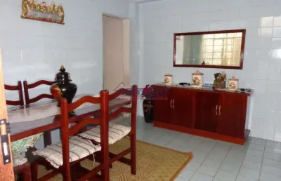 Casa térrea no jardim brasil com 03 dorms, sala de estar, cozinha, wc social, lavanderia (sem vaga)