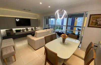 Apartamento todo projetado com 4 quartos e 3 vagas no bairro miramar