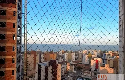 Apartamento com vista para o mar em andar alto com 3 quartos no jardim oceania