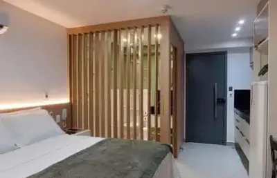 Flat novo e todo mobiliado com vista mar no bairro jardim oceania
