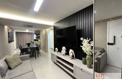 Apartamento com 2 quartos todo mobiliado em camboinha