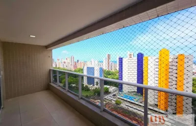 Apartamento com 4 quartos e 3 vagas em condomínio clube no miramar
