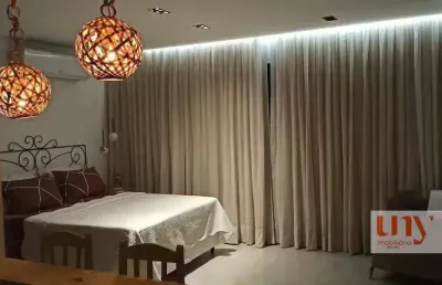 Flat mobiliado com 44 m² na posição sul e próximo do mar no jardim oceania